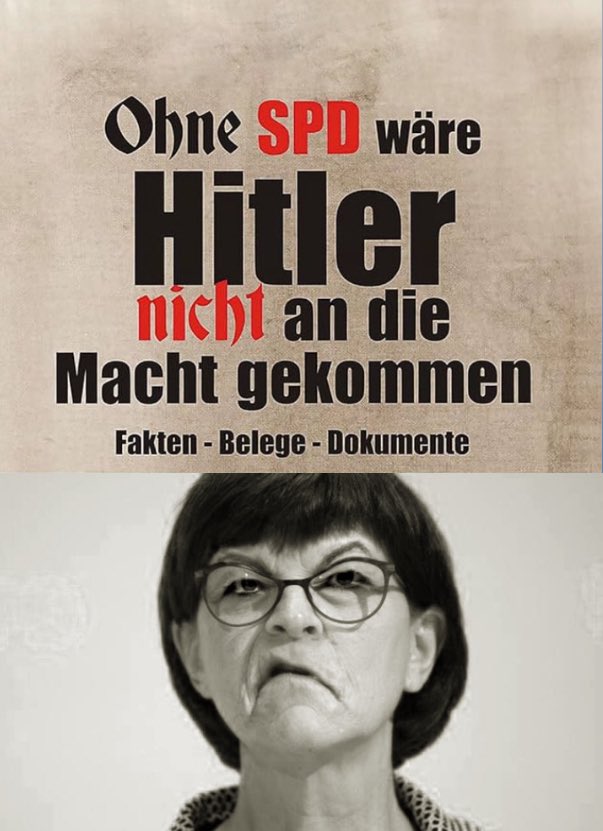 »Die SPD ist eine Nazi-Partei« wird Saskia Esken dieser Tage immer wieder falsch zitiert. 

Dennoch benutzt sie dabei die Wörter “ist' und 'eine', wie sie auch Magda #Goebbels, die am 01. Mai 1945 ihre 6 Kinder vergiftete, benutzt haben soll.

Die Wahlen werden zeigen, welch

d…