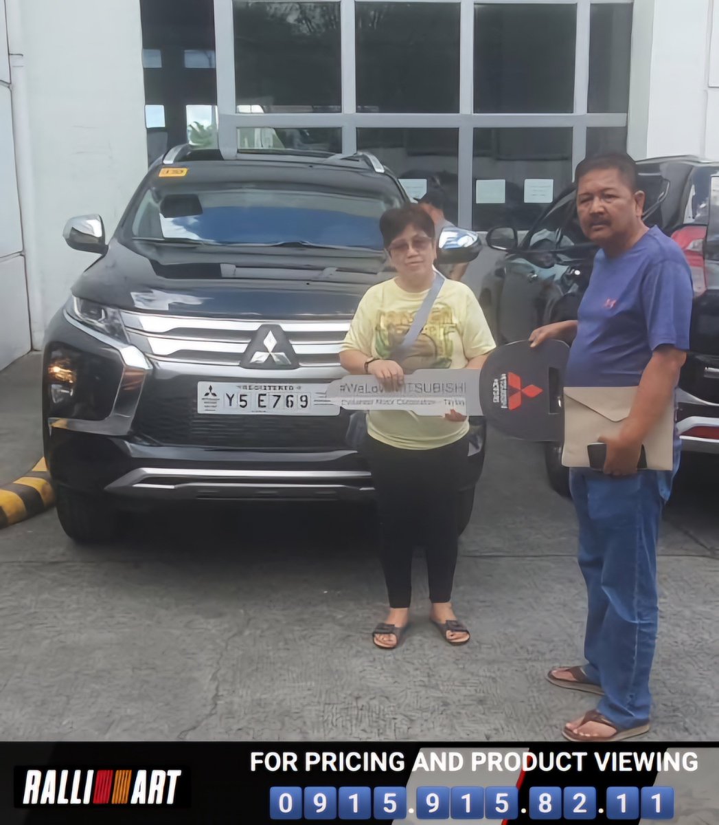 Dear Mr/Mrs. MARTINEZ

Thank you for choosing Evolander Motor Corp. for your 2024 MITSUBISHI MONTERO SPORT. Trusting us is an honor.

 #AutoLoan #TruckLoan #Mitsubishi #Fuso #reefervan #iloveteresarizal  #L300 #Montero 
#TheBestJustGotBetter
09159158211
 mitsubishifusopilipinas.com