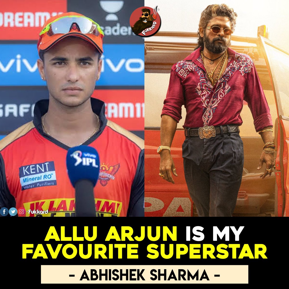 Allu Arjun's Rule uuu✊️✊️ #AbhisekhSharma #AlluArjun