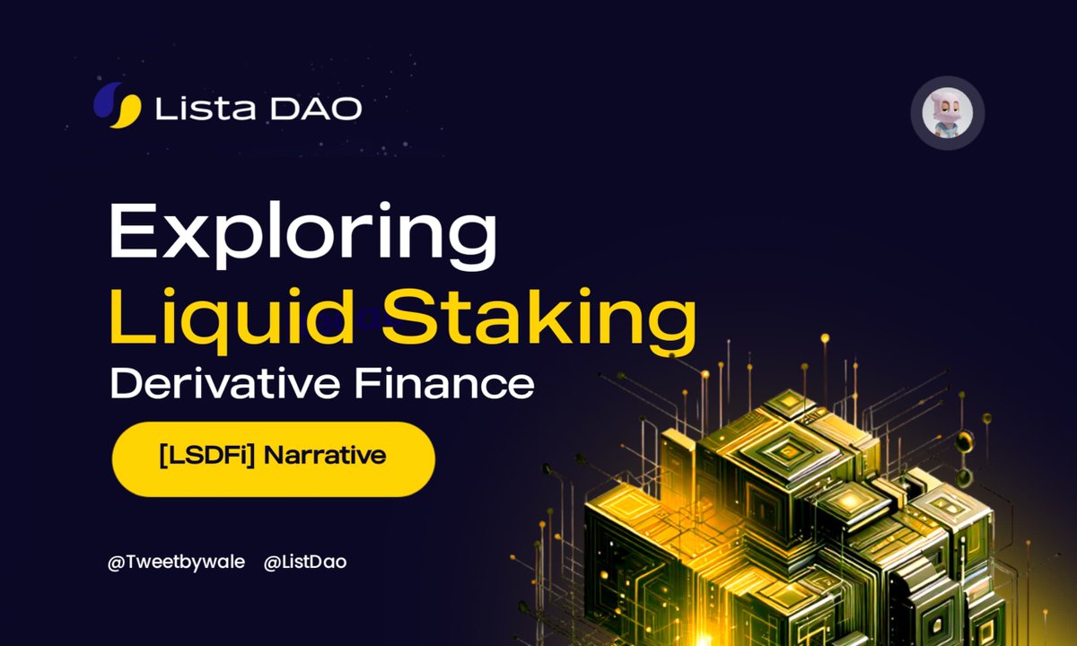 🔍 𝙀𝙭𝙥𝙡𝙤𝙧𝙞𝙣𝙜 𝙇𝙞𝙨𝙩𝙖 𝘿𝙖𝙤: A Leading LSDFi Powerhouse on Binance Smart Chain • Backed by a formidable $10M investment from Binance Labs •Revolutionising LSDFi & Stable Coin Lending. #ListaDao Discover the future potential of @lista_dao in this Thread 🧵