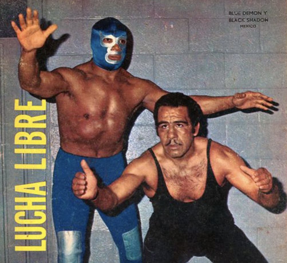 Chupacabra_01's tweet photo. 🎂Happy Birthday to the late, great, Black Shadow! #BlackShadow #EMLL #CMLL #LuchaLibreAAA #WWE #NXT #ECW #NWA #WCW #TNA #ImpactWrestling #ROH #AEW #MLW #NJPW #ProWrestlingNoah #AJPW #UWA https://t.co/YB0OLj5Umq