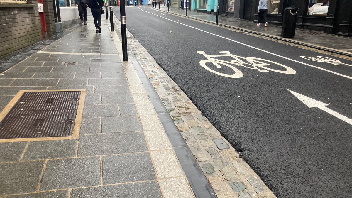 Great news! High street in Kilkenny is now two way for bikes.