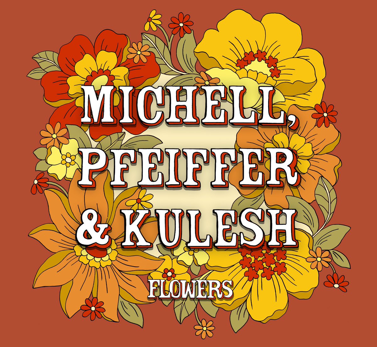 Today, on #BandcampFriday, treat yourselves to a pre-order of Flowers, the debut full-length album from Michell, Pfeiffer & Kulesh: michellpfeifferkulesh.bandcamp.com/album/flowers 🌹🌼🌺 We've had no grants, sponsorship or crowdfunder - your support means the 🌍! Thank you! @odettemichell @paulwalker239