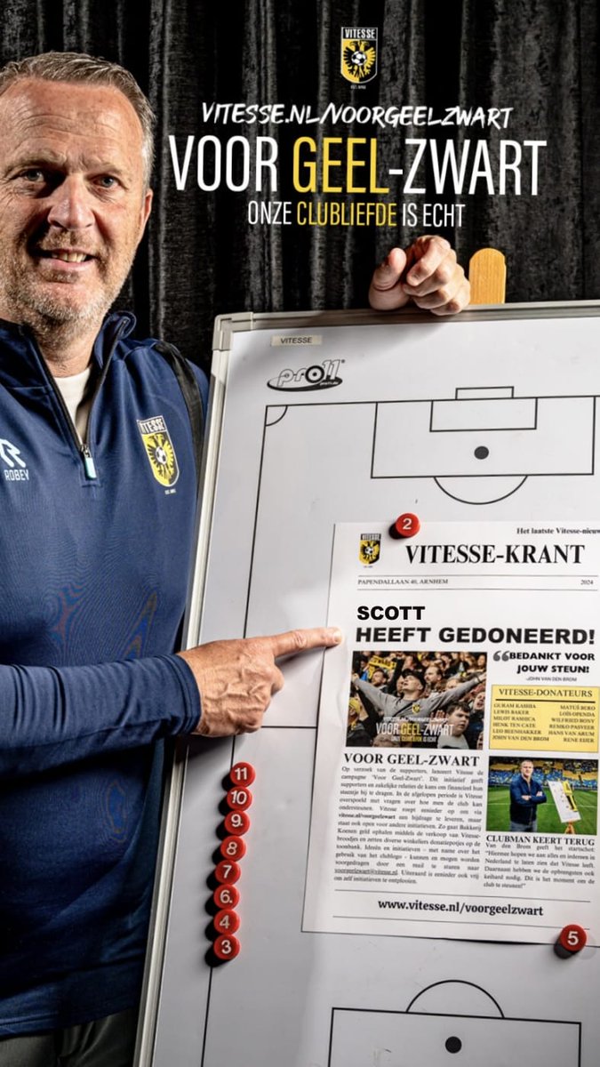 CDA fractieleden Klaartje Koorn, @scottvdbroek en @LucGroot steunen @MijnVitesse