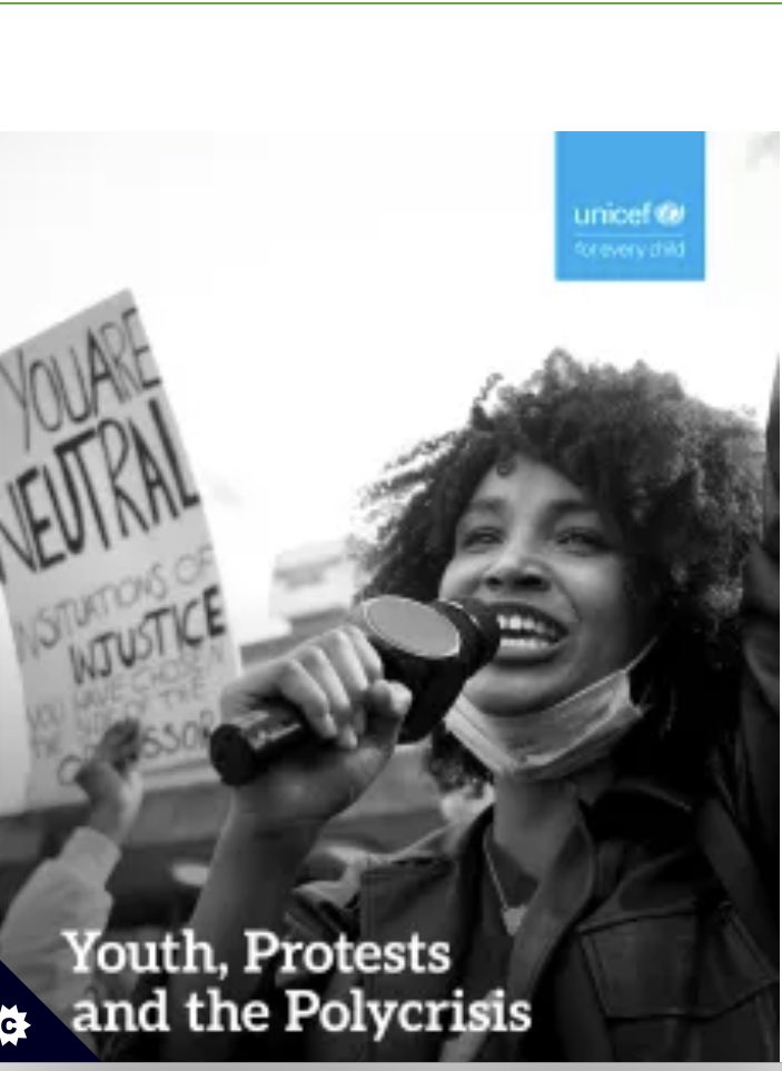 Interesting analysis by @UNICEF on the rise and impact of youth protests frompoverty.oxfam.org.uk/youth-protests… #PowerToChange