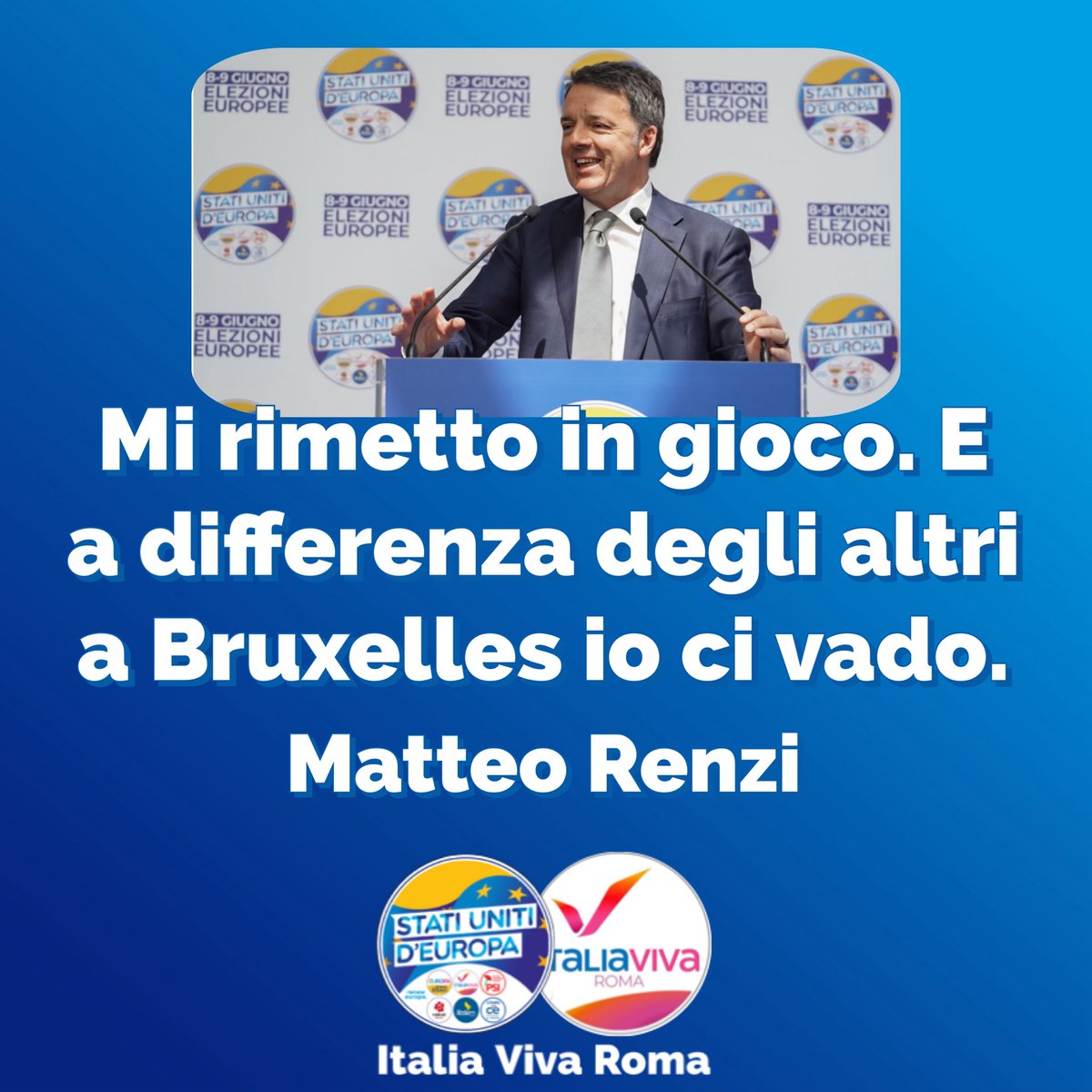 “Mi rimetto in gioco. E a differenza degli altri io a #Bruxelles ci vado”. 
@matteorenzi matteorenzi.it/renzi_mi_rimet…