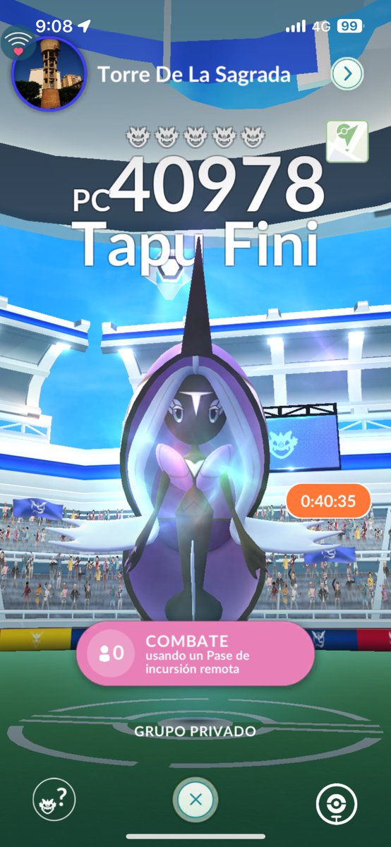 Hosting Tapu Fini raid. 10 spots available. Make sure your status is online. 

5888 4915 4822

Sending invites in 10 min ish 

#PokemonGOraid 
#TapuFini
#PokemonGO 
#PokemonGoRaids