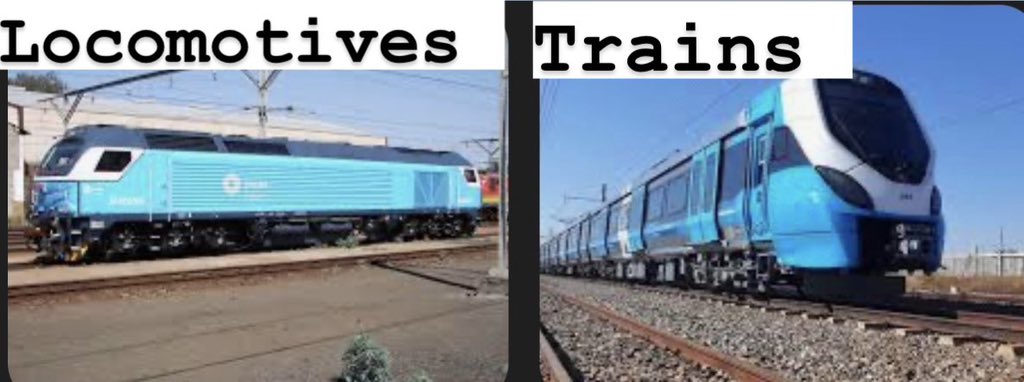 WRONG: your tweet is about locomotives; they were not locally manufactured and were the ones reported in the media.

Trains on your photo and video are locally manufactured by the Gibela, have never had issues. 

I am sure you know - but you’re engagement fishing