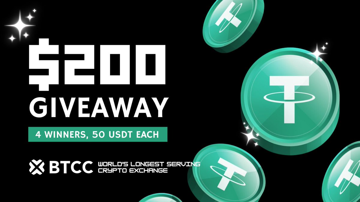 BTCC is back with a new round of weekly airdrops!🎁
Follow the instructions below: 

1⃣ Follow @BTCCexchange
2⃣ RT this tweet with #BTCCexchange
3⃣ Tag 2 friends in comments👇

Complete before May 15 to enter this draw. Good luck!🍀