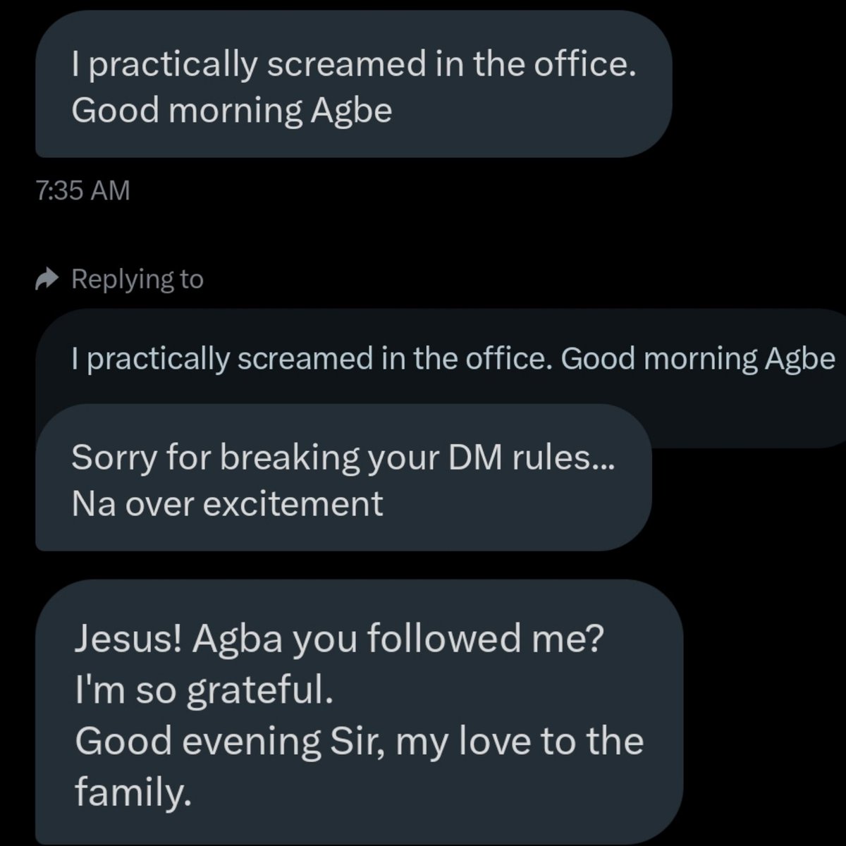 These ones don get express entry to my DM 😂😂😂😂😂