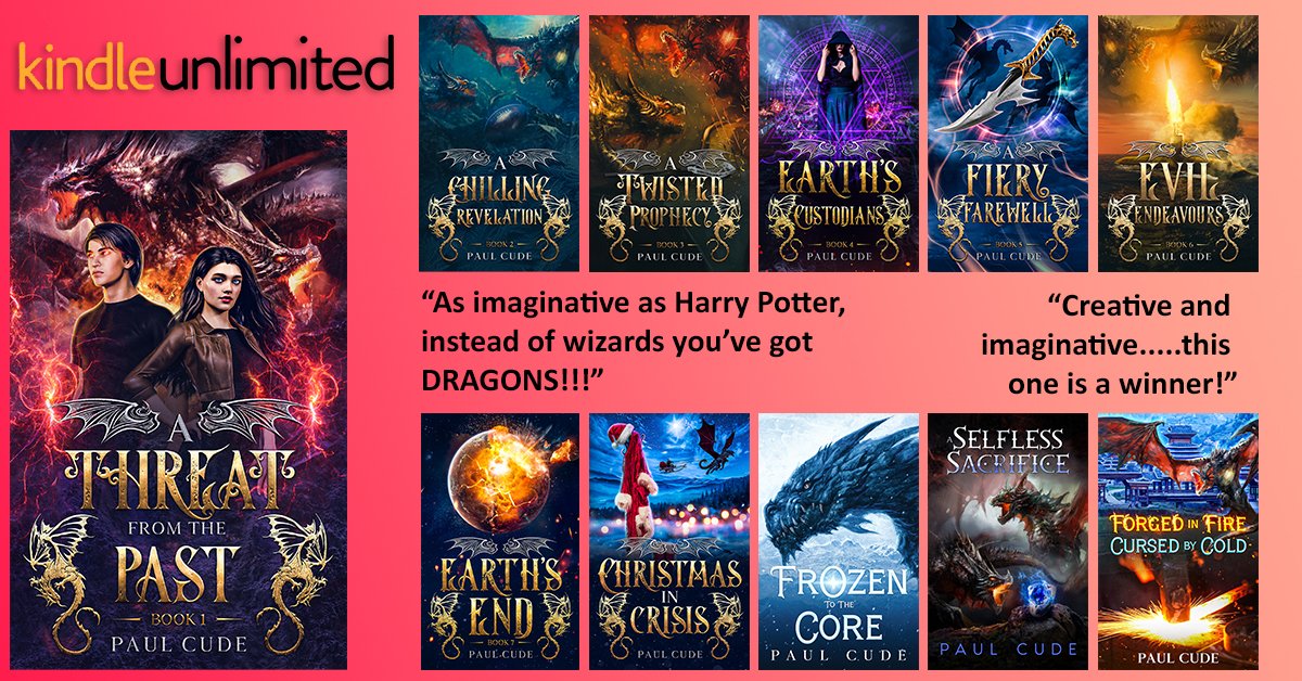 CHECK OUT this completed series jam-packed full of #DRAGONS & spanning 11 books mybook.to/ThreatFromTheP… #fantasyreads #fantasy #KU #fantasybookseries #fantasyseries #fantasynovel #fantasycreature #fantasybooks #indiebooks #Bookish #booknerd #booklover #ReadIndie #bookworms #SFF