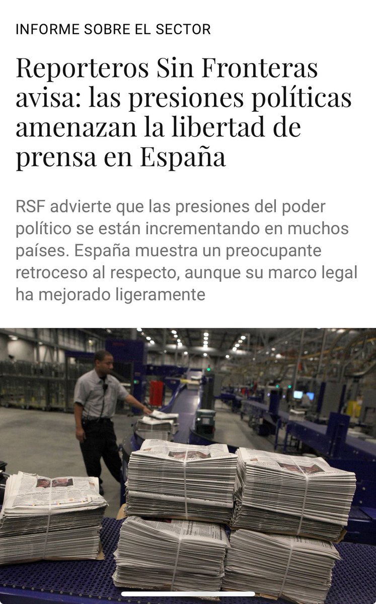 Día mundial de la libertad de prensa. El Caudillo Sánchez ha conseguido una portada para España. elconfidencial.com/espana/2024-05…