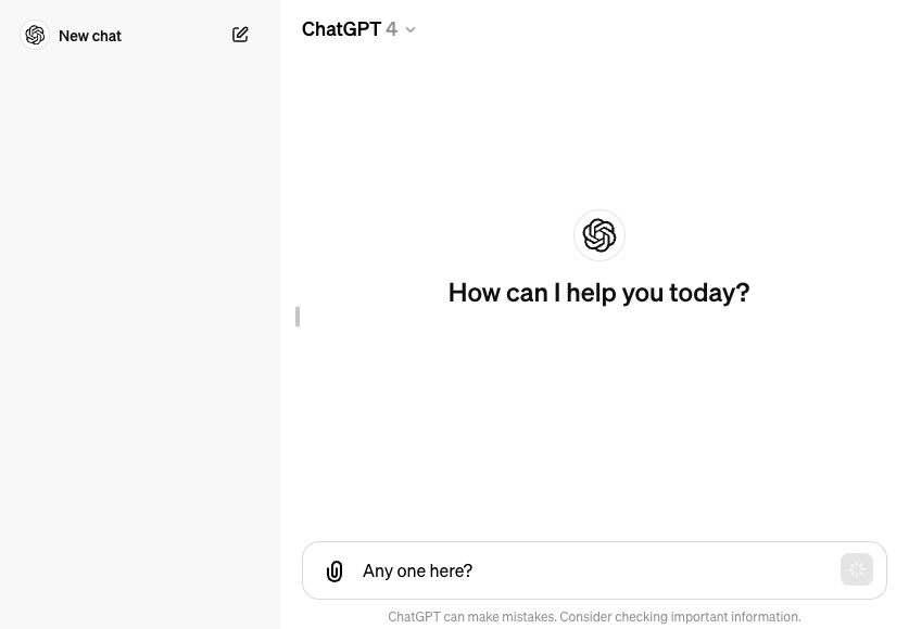 #ChatGPT is down? Having trouble accessing my history and the prompts are not working. <a href="/OpenAI/">OpenAI</a>?