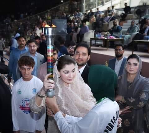 پاکستان کی تاریخ میں پہلی مرتبہ خصوصی لڑکیوں کیلیے “سی ایم پنک گیمز” کا افتتاح۔ ❤️👏 Maryam Nawaz Sharif