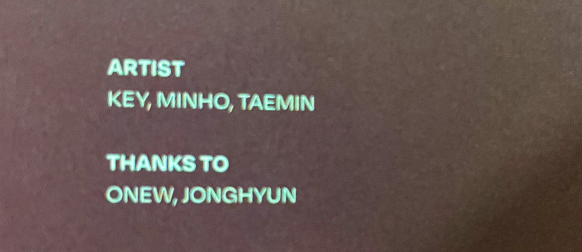 🥺😭 see it’s not so hard to include these small but important details in all SHINee content SHINee is always five cr: shaminho_1209