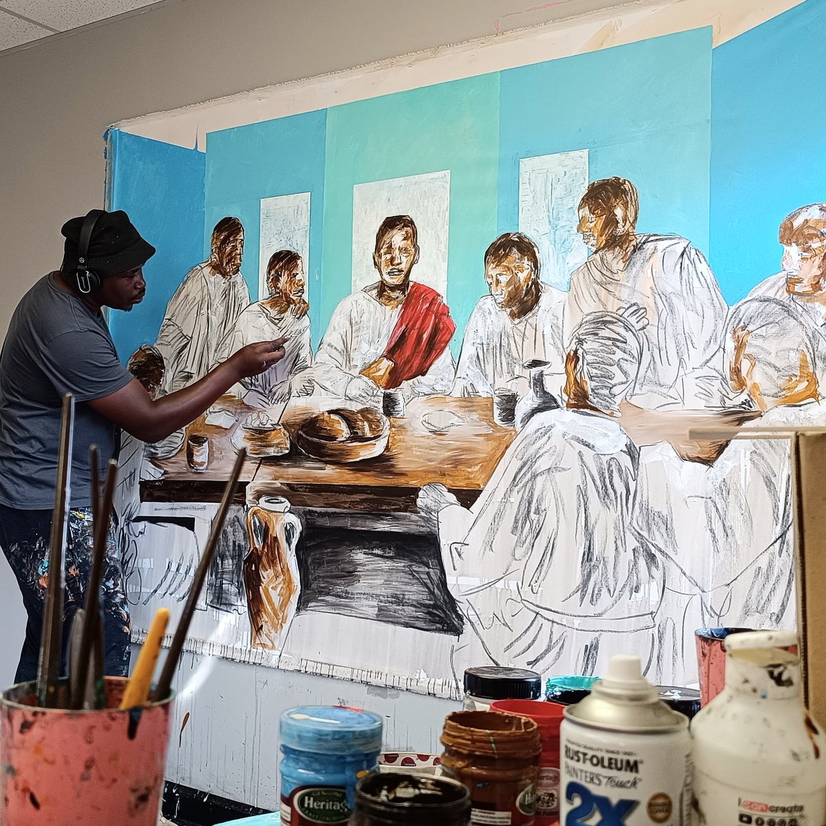 Stage 3( THE LAST SUPPER) The process is more interesting. I was born to create. My name is Ennock Mlangeni and YOU DON'T KNOW ME YET.