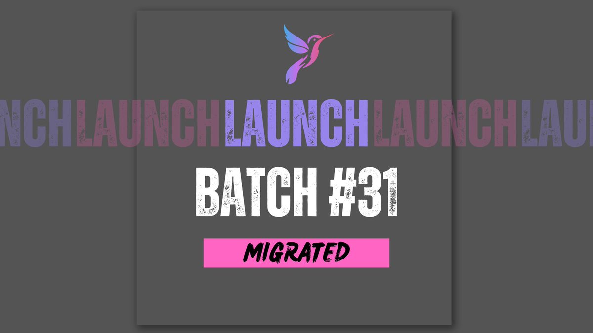 Batch ID 30 of $LAUNCH on BNBChain has been successfully burned 🔥 Batch ID 31 has migrated to @zksync and is now available for claiming. Claim: superlauncher.io/loyalty/migrat… Stake: superlauncher.io/zk-stake