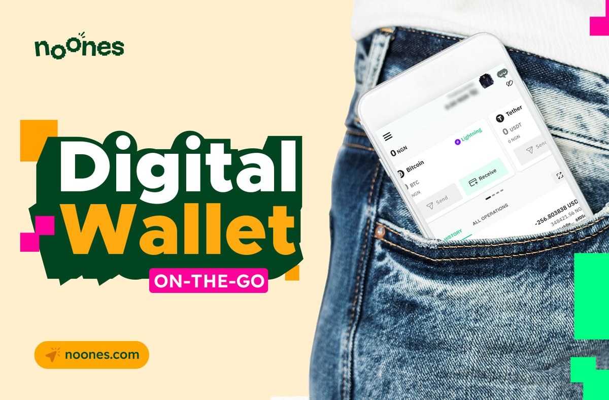 Ditch the traditional, Embrace the digital!⚡️. Our wallet brings the future of finance straight to your pocket, easy and fast!🎊 noones.com | #WeAreNoones | #P2PTrading