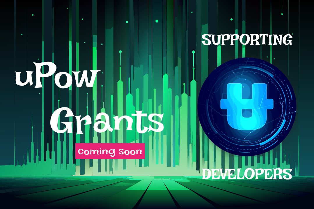 uPow_ai's tweet image. Developers, get ready to innovate! uPow is launching a grants program to fund your creative projects. Build something amazing for the uPow ecosystem and get funded with uPow coins! 💻✨

Stay tuned for more details.

#uPowGrants #DeveloperFunding #Innovation