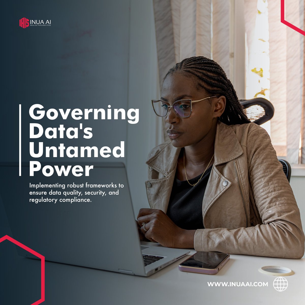 Data governance is the key to unlocking your data's true potential. 🔑 Our Data Science Service @INUA_AI specializes in implementing comprehensive governance strategies to ensure data quality, security, and compliance – empowering you to make data-driven decisions with