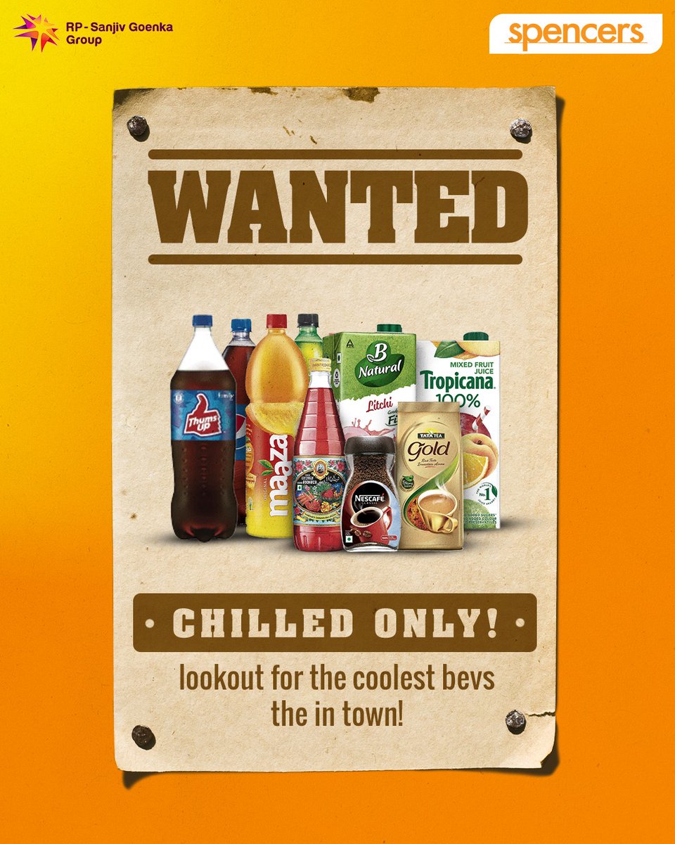 Did you find them? If not, Spencers’ the place for it! 🤩

Buy all summer essentials by visiting the Spencers App or store, call 18001236868 or text 917044497979 on WhatsApp to place your order.

#Spencers #Shopping #ColdDrinks