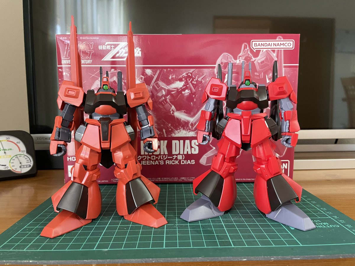 HG リックディアス（クワトロ・バジーナ機）
HGシュツルムディアス
仮組まで🤩
なんだろねー、このなんとも言えないフォルム…
良き！
#ガンプラ