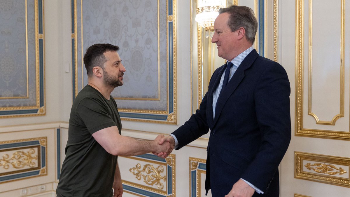 If the news is bad at home, come to Ukraine to talk up a success? A hawkish Lord Cameron said Ukraine “had the right” to use some of the UK’s £3bn of military aid hitting targets inside Russia. A view not shared by most western allies.