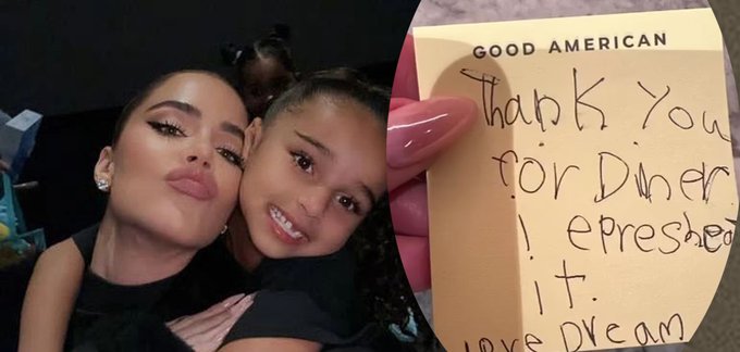Khloe Kardashian Shares Heartfelt Handwritten Note from Niece Dream, Reflecting on Her Role as a Parental Figure