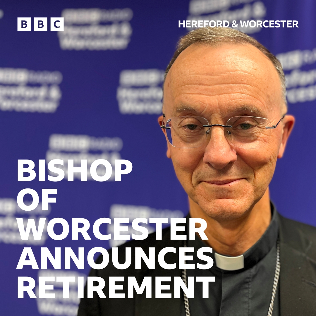 The Bishop of Worcester, the Right Reverend John Inge, has announced that he will retire in October after holding the position for more than 16 years. His final service will be on September 29th at Worcester Cathedral. bbc.in/49ZmZCd