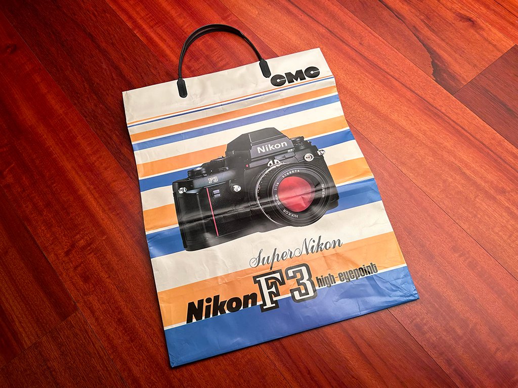 #日本光学, #ニコン, #NipponKogaku, #日本光学工業,   #NikonWorld, #推しNikon, #ニッコール, Nikon F3 promotion store bag