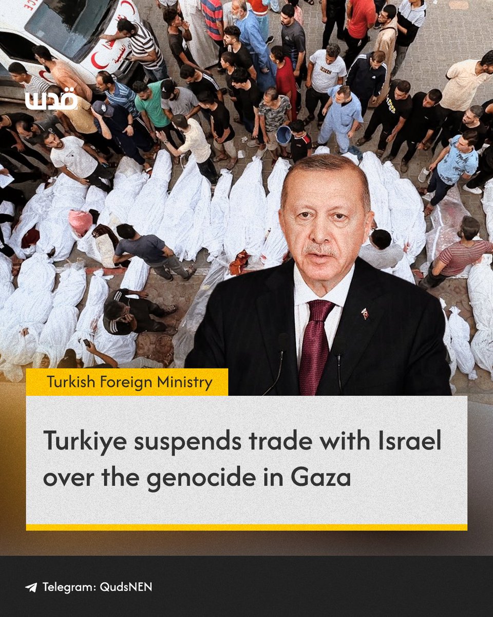 The Turkish Ministry of Trade has announced the suspension of all trade exchanges with the Israeli occupation over the ongoing genocide in the Gaza Strip. In a statement, the ministry stated yesterday that it has entered the second phase of state-level measures, halting exports…