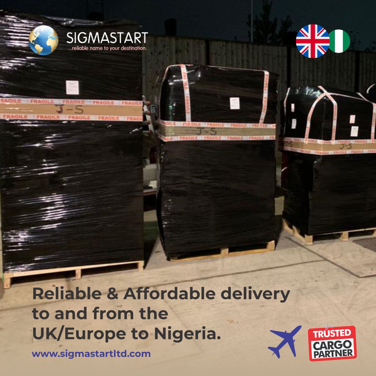 Reliable &  Affordable delivery to and from the UK/Europe to Nigeria. Air / Sea Freight

#doorstepdelivery #corporateclient #nigeriansindiaspora #london #cargotonaija #uknaija #uk #southlondon #nigeriansindiaspora #china #france #germany #india #sea #shipping #shippingcontainer