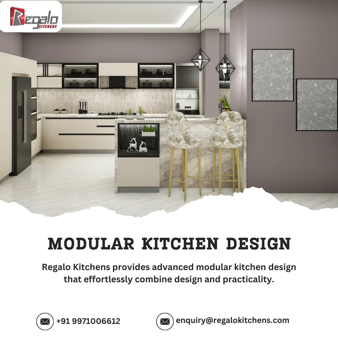 Modular Kitchen Design
With Regalo Kitchens' cutting-edge modular kitchen design, experience the highest level of culinary elegance. Every module is carefully designed to enhance your culinary experience.
#regalokitchens #modularkitchen 
For more info: regalokitchens.com/modular-kitche…