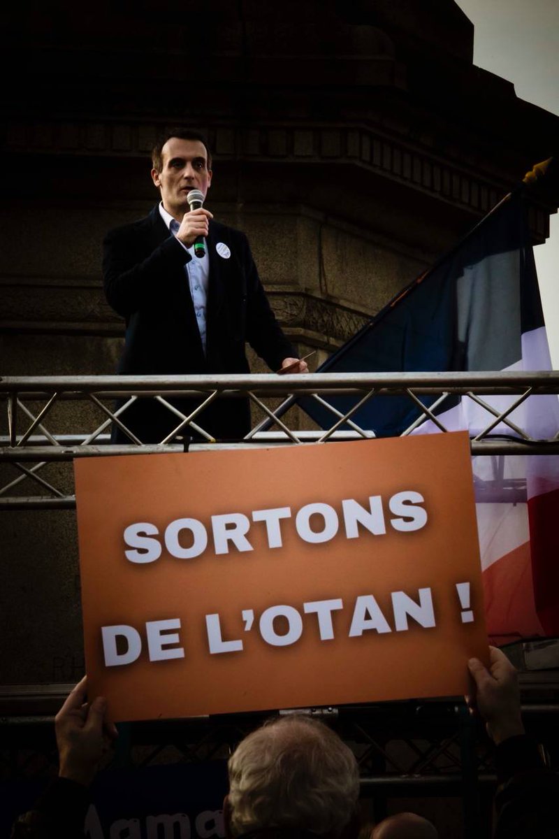 Article 29 de notre charte :
Pour garantir notre indépendance politique, la France doit sortir de l’OTAN et refuser tout projet d’armée européenne dont les premières victimes risquent d’être les peuples européens eux-mêmes.
👉#LEuropeÇaSuffit🇫🇷
👉#Le9JuinJeVoteLesPatriotes🇫🇷