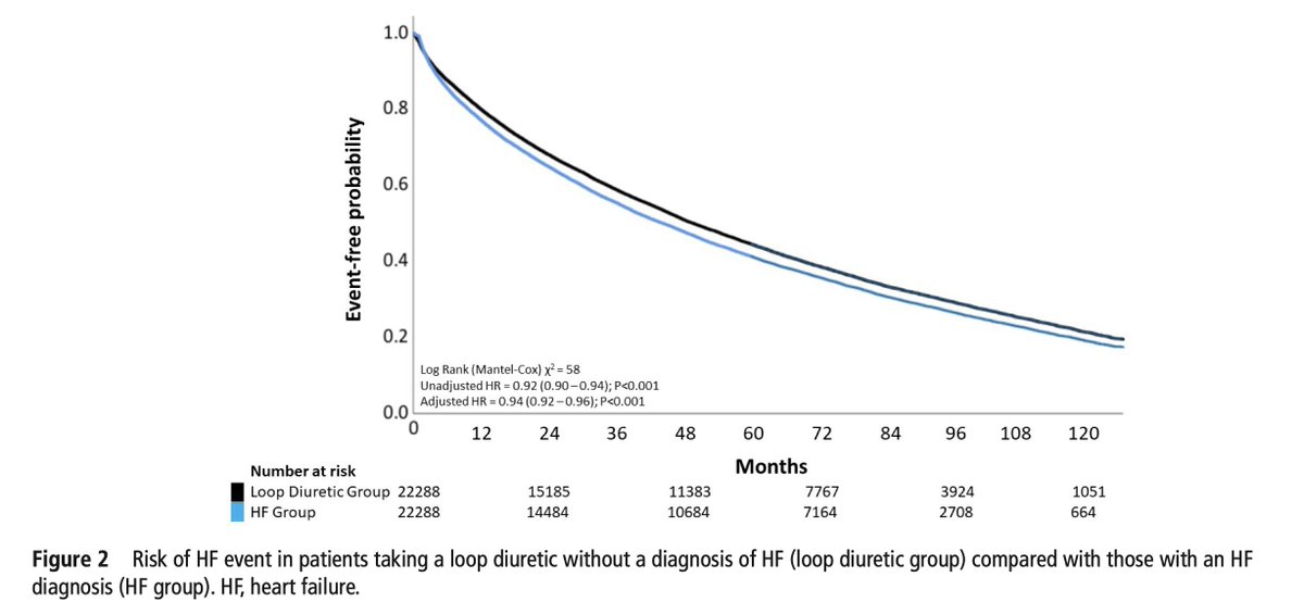 Patients prescribed a loop diuretic without a recorded diagnosis of heart failure (HF) experience HF events at a rate comparable with that of patients with a recorded diagnosis of HF; many of these patients may have undiagnosed HF. @JJCuthbert heart.bmj.com/content/early/…