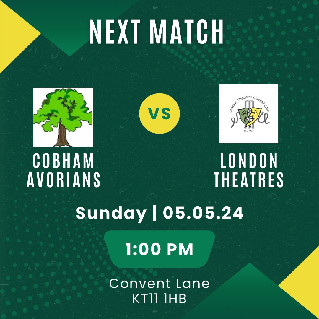London Theatres Cricket Club tweet media