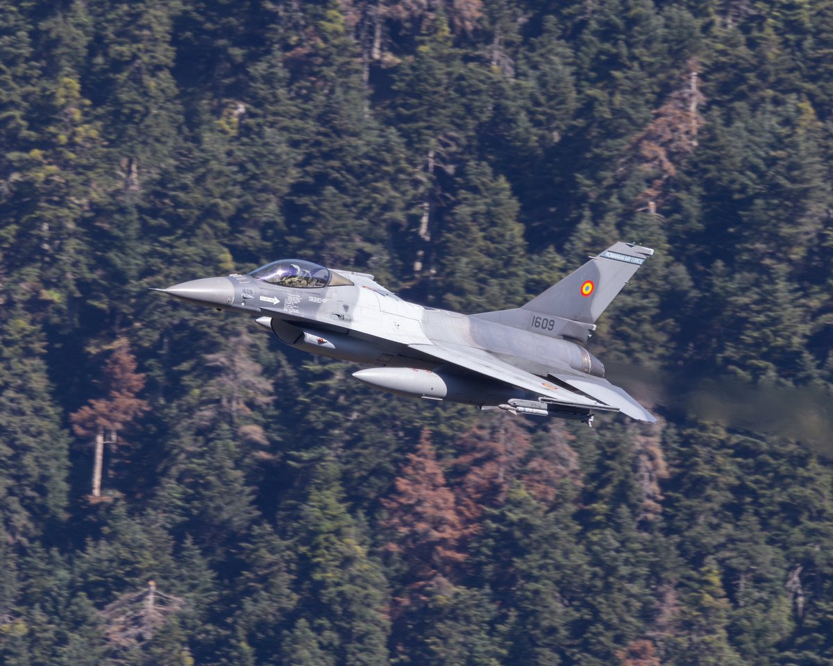 Romanian F-16 low in Greece