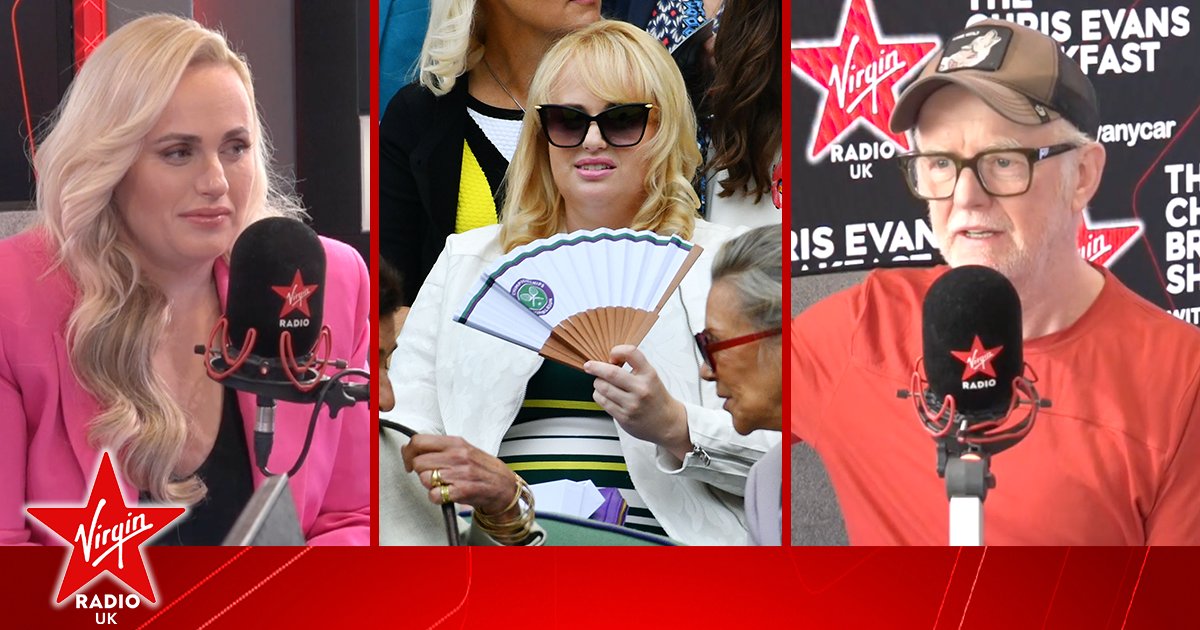 ‘Who would have thought?’ - Rebel Wilson explains how going to Wimbledon ‘opened up’ her heart and sexuality 

👇
virginradio.co.uk/the-chris-evan… 

#RebelWilson #ChrisEvansBreakfastShow #Wimbledon