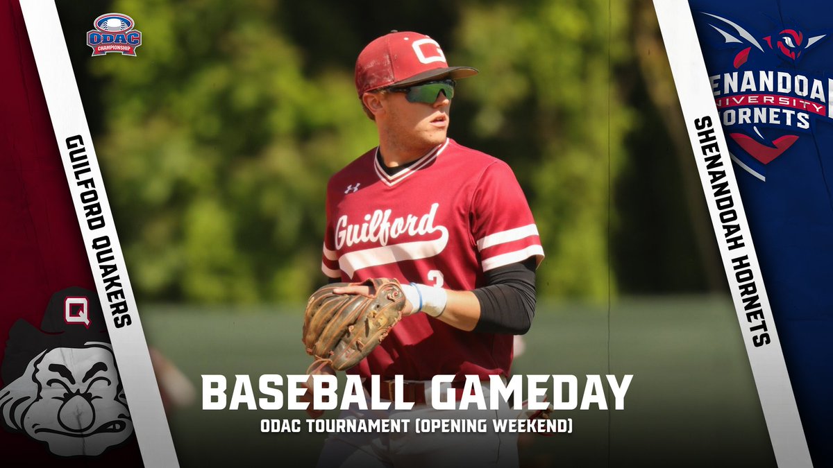 BASEBALL GAMEDAY (ODAC TOURNAMENT OPENING WEEKEND) 🆚: (3) Shenandoah ⏰: 12:00 & 3:00 p.m.* 📍: Kevin Anderson Field at Bridgeforth Stadium, Winchester, Va. 📊: bit.ly/3FA64db 📺: bit.ly/3Gzj3JD *Game three of series to be played if necessary* #GoQuakes