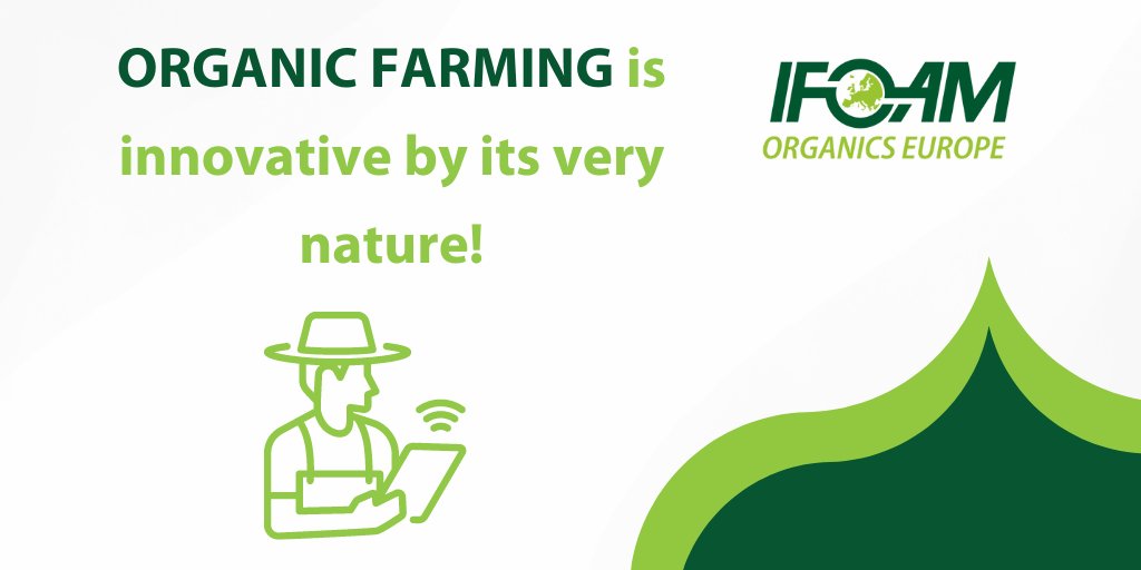 🧵Farming is technically demanding & #OrganicFarming is particularly knowledge-intensive as it doesn't use synthetic inputs.

So, organic farmers excel at innovation beyond technology, continuously improving practices, productivity & envi. impact

More on #OrganicInnovation ⏬