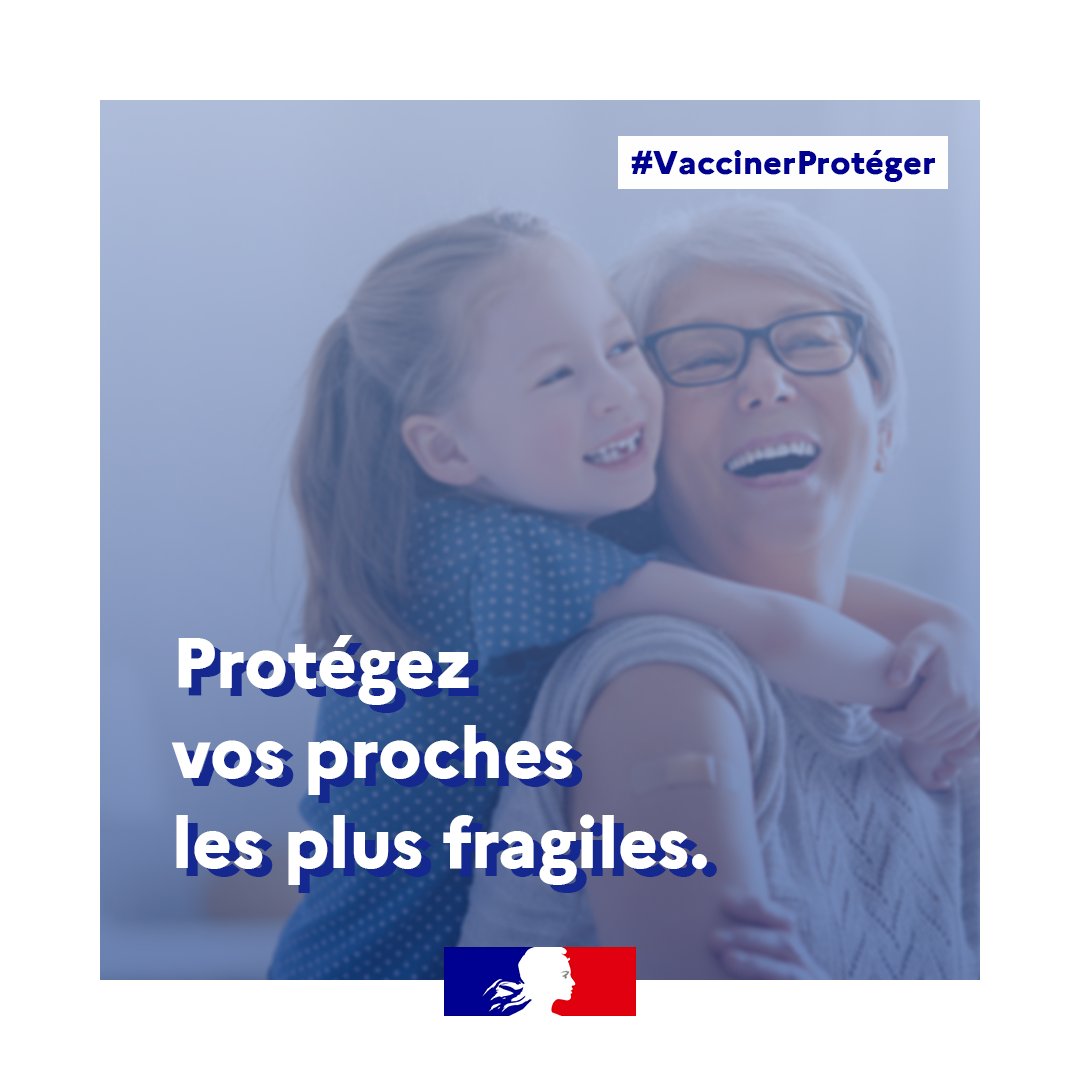 #VaccinerProtéger | Protégez vos proches les plus fragiles grâce au renouvellement vaccinal contre le #Covid19 ! 💉 ➡ Pour trouver un professionnel de santé, RDV sur : sante.fr/renouvellement…