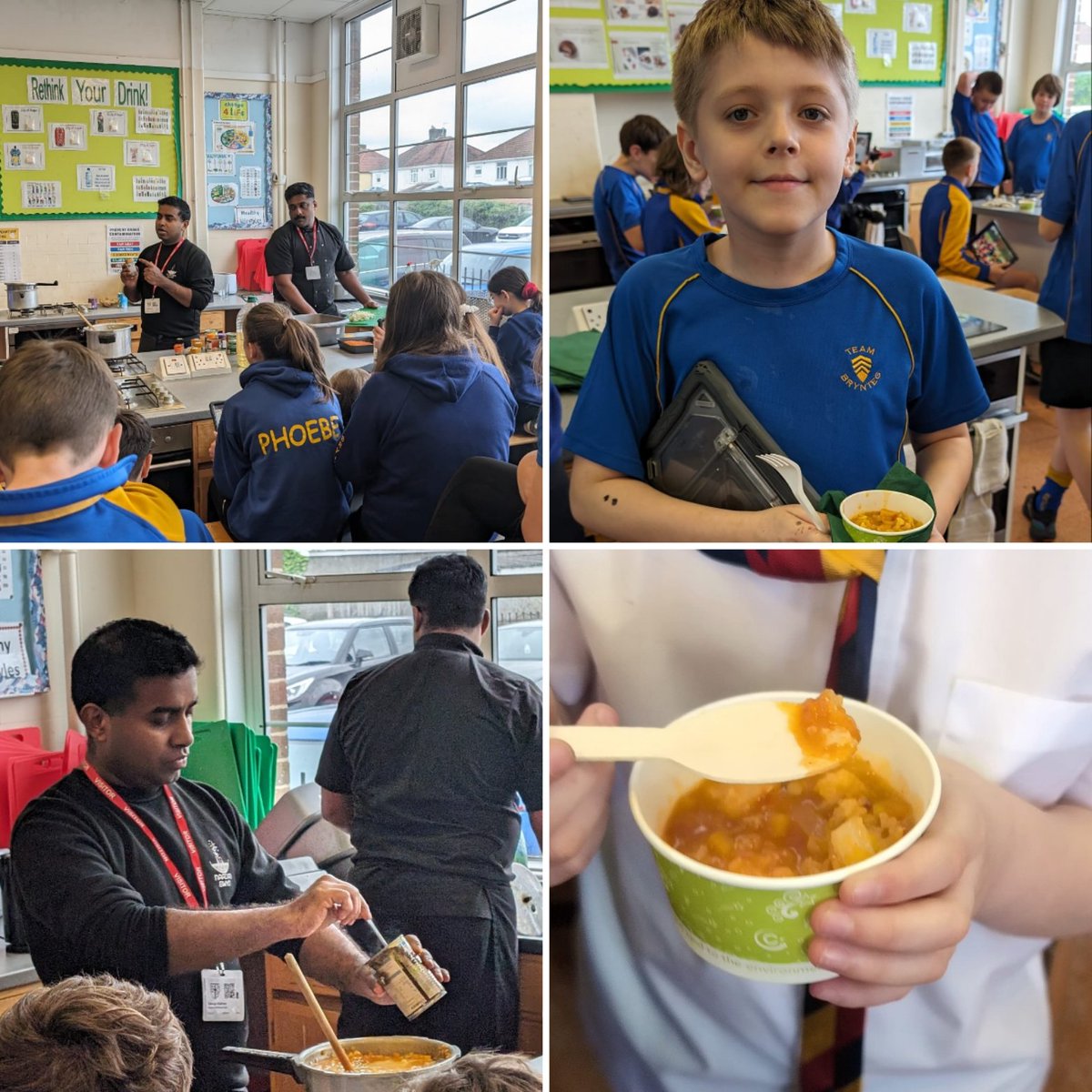 On Wednesday, our Year 7 Dyfodol class enjoyed a cooking masterclass led by George from the Brewery Fields Street Food restaurant. Pupils thoroughly enjoyed learning how to cook a healthy curry dish from scratch #DyfodolExpeditionDay
