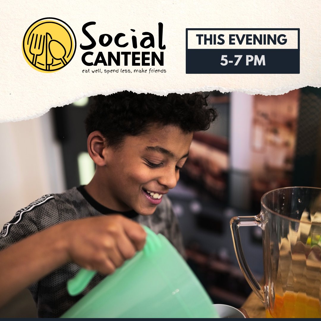 Today's the day for Social Canteen! Join us at @thegardenrooms.cafe from 5-7 PM. Connect, dine, and enjoy the community spirit. 🍽️ Pay what you can! 📍118 Haviland Rd, BH7 6HW. Book your spot: 🔗 bit.ly/social-canteen… #SocialCanteen #BournemouthEats #FeedBournemouth