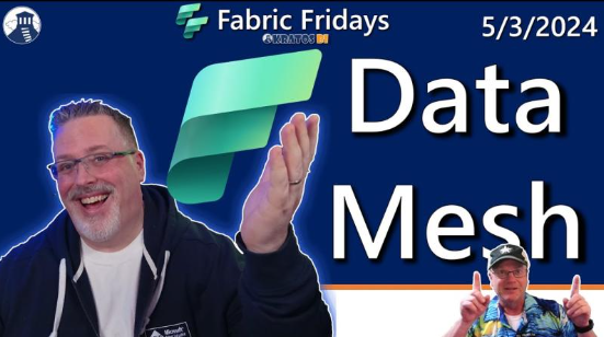#DataMesh and #MicrosoftFabric go together like peanut butter and chocolate....

No wait...

Like peanut butter and peanuts is a MUCH better example.

Why? Because if you are using data, you are ALREADY using a data mesh.

You just don't know it!

Join @kevarnold and myself in 15