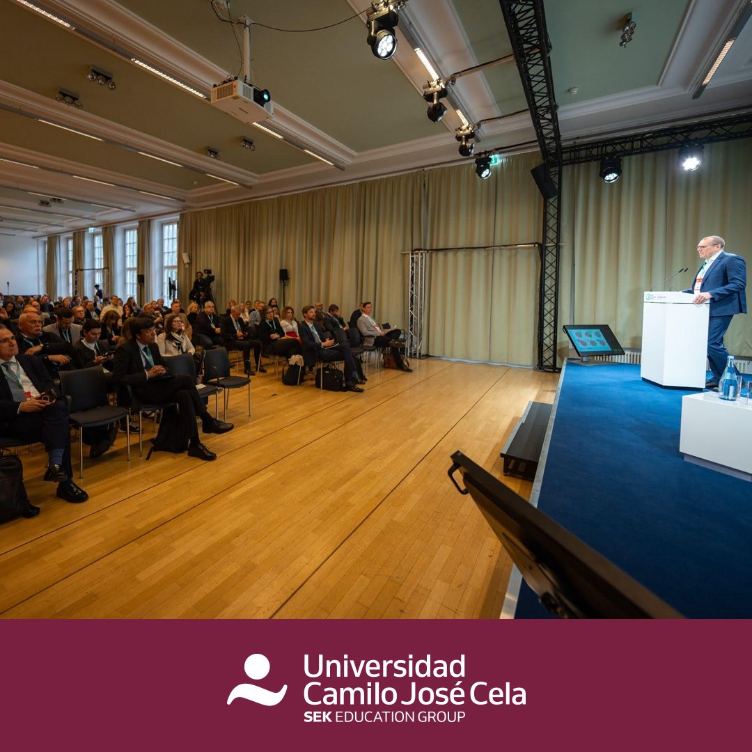 Héctor Escamilla, rector de la #UCJC, partició en Europe Universities Summit de @THEeventsglobal 🌍. Destacó la necesidad de colaboración entre universidad e industria para resolver desafíos globales, y el papel clave de la #IA ucjc.edu/blog/hector-es…