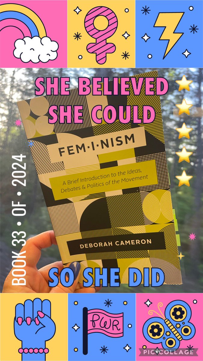 💪🏼 Book 33 of 2024 in the (book)bag!📚

I’ve been suggesting this primer on (western) #feminism to everyone who teaches #WomensAndGenderStudies & #FeministHistory. It is accessible & would be great for #undergraduates or anyone with even a passing interest in feminism. ⭐️⭐️⭐️⭐️⭐️