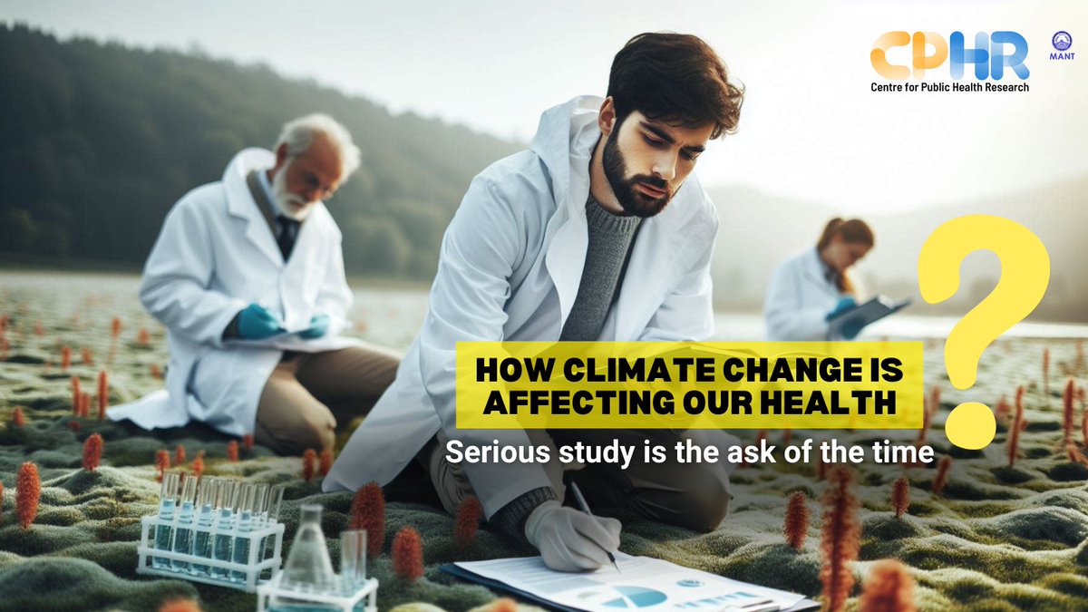 🌱 Our Environmental #HealthResearch Unit at #CPHR is tackling #climatechange head-on by investigating its health impacts in India and LMICs. From heatwave mortality to child stunting, our research supports vital decision-making. Let's take action for a healthier future!