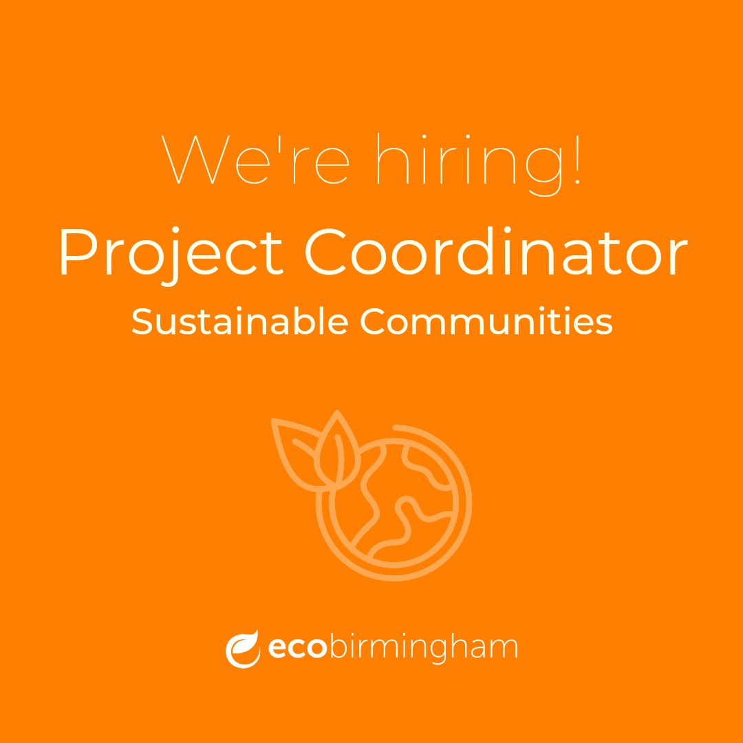 ✨ #Vacancy We're looking for someone who can help us support communities to take up more sustainable lifestyles that suit them ecobirmingham.com/get-involved/j…