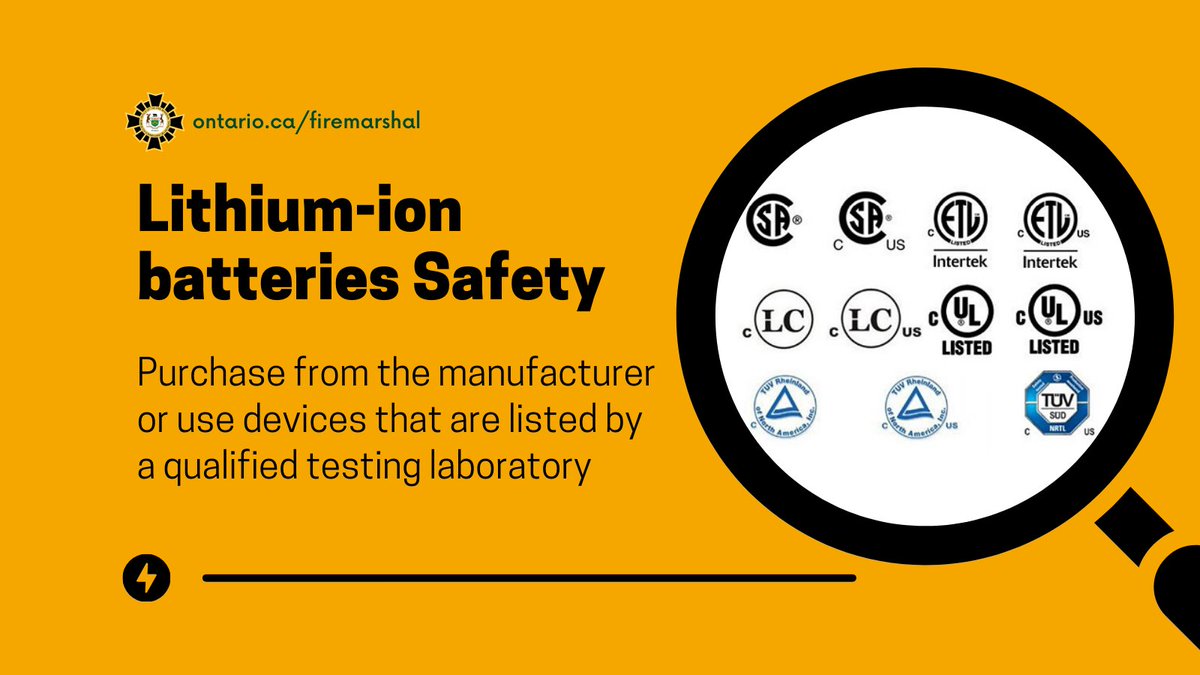 Devices powered by lithium-ion batteries can be handy, fun and practical but don’t forget to follow the manufacturers’ safety instructions.
Using unapproved batteries and cords could cause a fire. Remember to prioritize #FireSafety.
#LithiumBattery