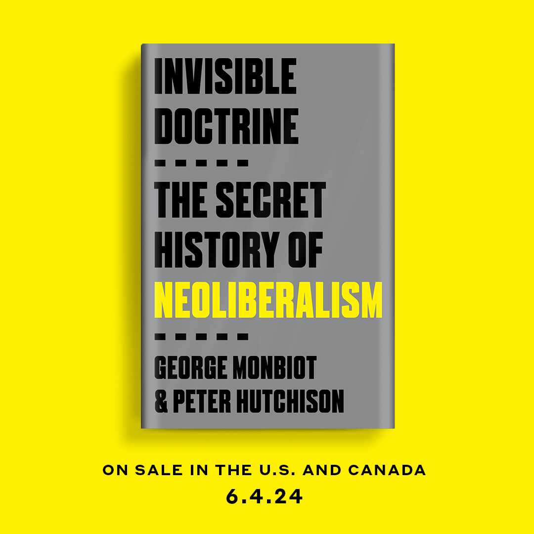 US and Canadian friends, our book Invisible Doctrine: The Secret History of Neoliberalism is out in North America on June 4th. I think you'll find it highly relevant. Thanks